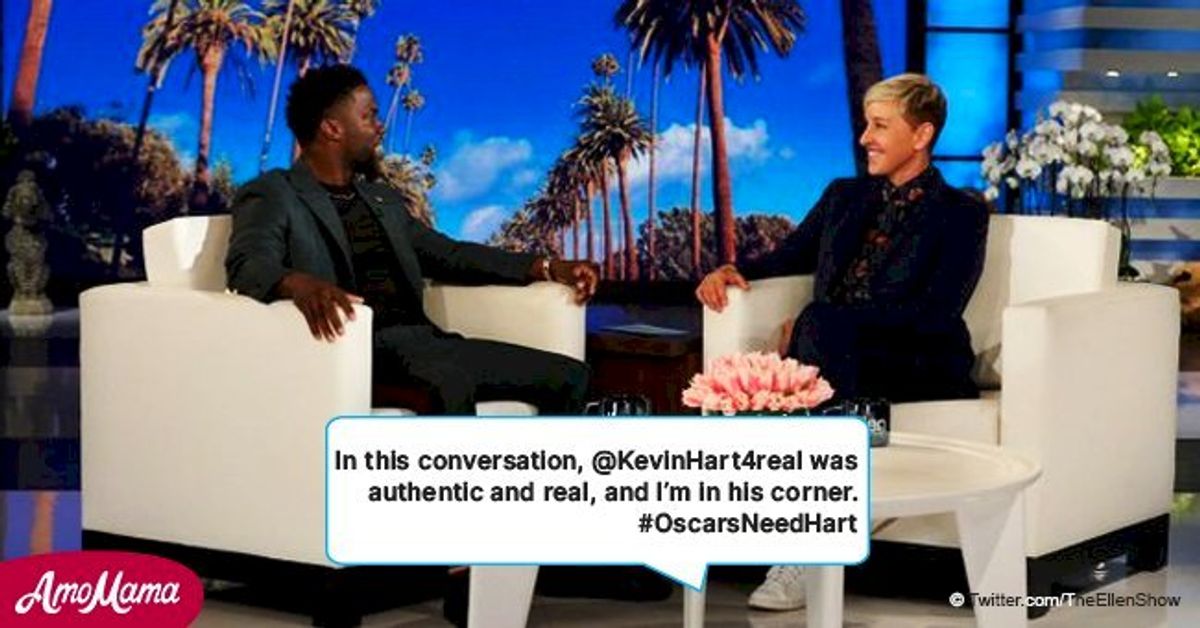 Ellen DeGeneres defends Kevin Hart & tries to win him back his Oscars