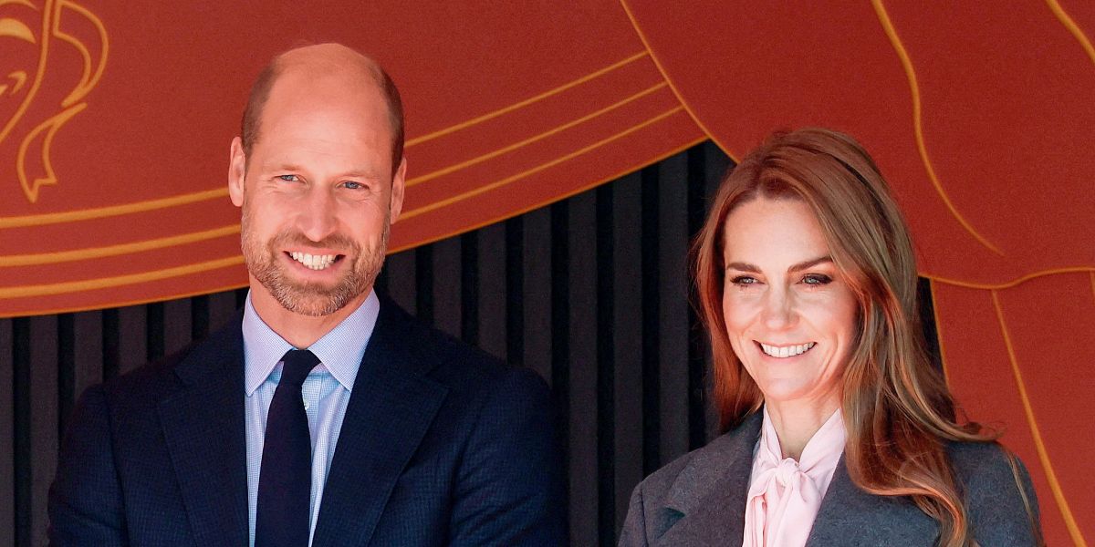 The Prince and Princess of Wales at the Royal Albert Hall for the Royal Variety Show