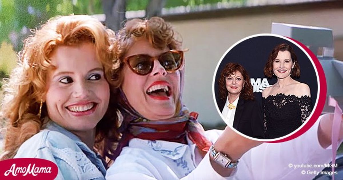 Geena Davis And Susan Sarandon Reunite To Celebrate Thelma And Louise 29 Years After Its Release 