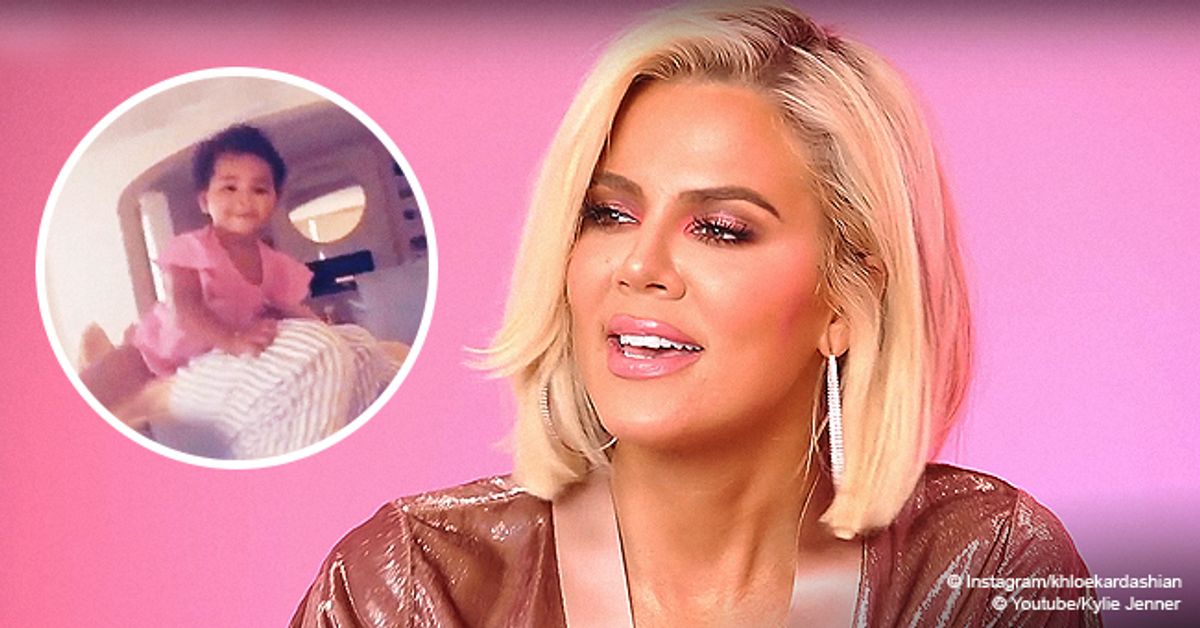 Khloé Kardashian Shares Her Cute Morning Workout Alongside Baby True