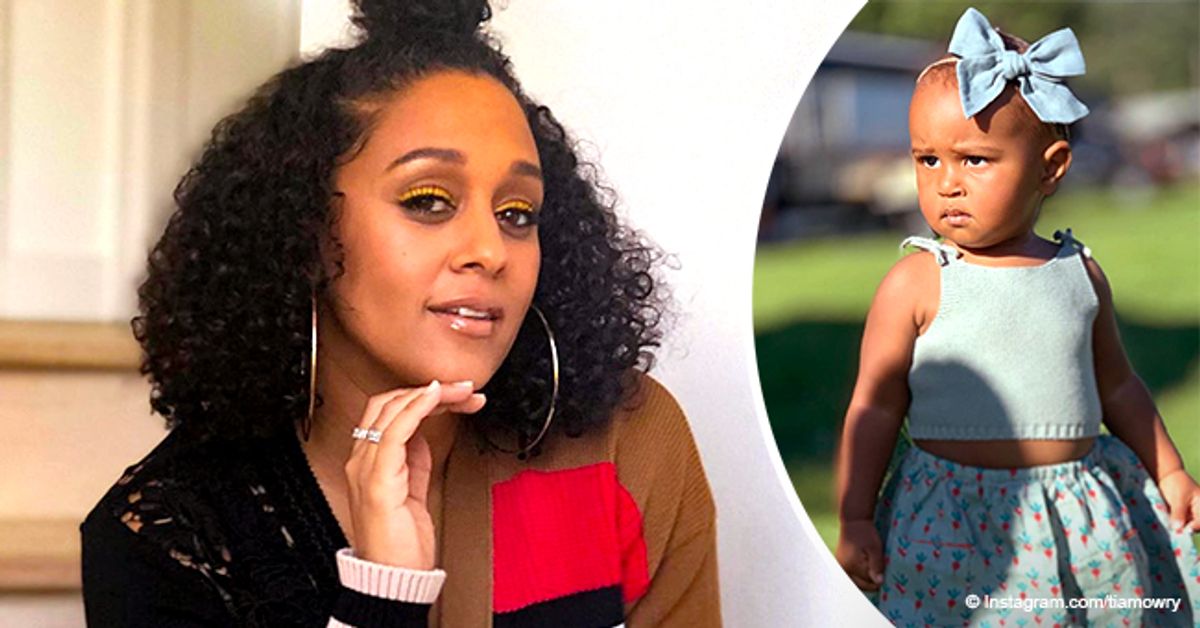 Tia Mowry's Daughter Cairo Looks Fierce In Her Cute Outfit (photo)