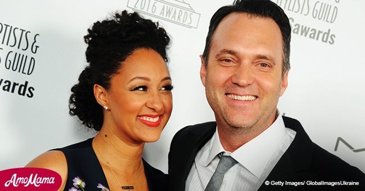 Tamera Mowry shares a cute photo of her hubby holding their two kids ...