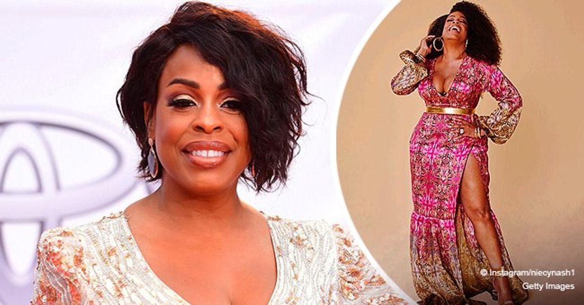 Niecy Nash of 'Mrs America' Wears Beautiful Maxi Dress with Deep