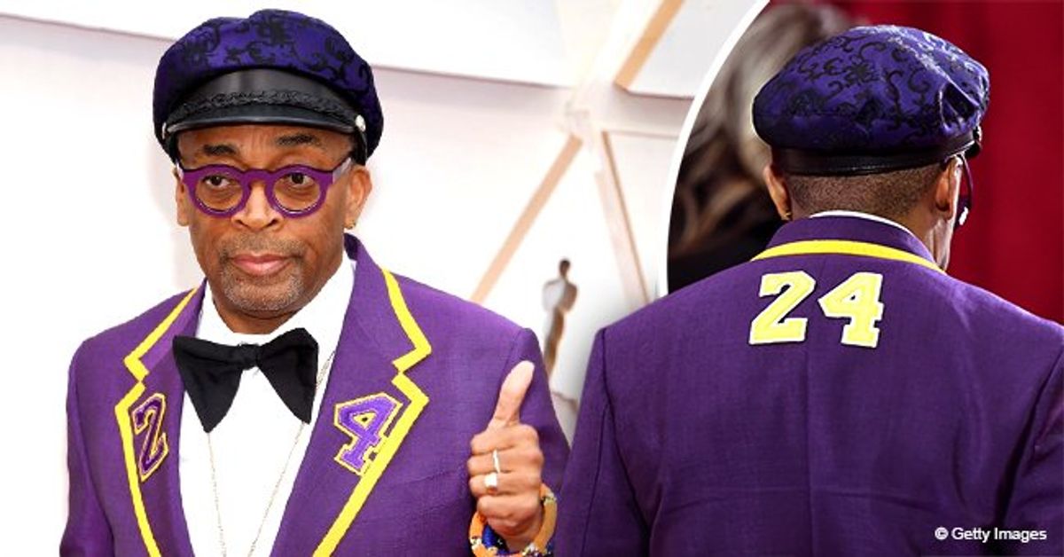 Spike Lee Honors Kobe Bryant by Rocking Purple & Gold Suit with Number