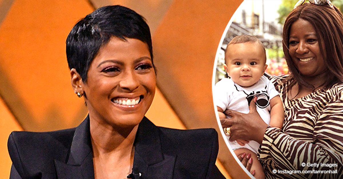 Tamron Hall Shares Adorable Photo of Son Moses Smiling in His Grandma's