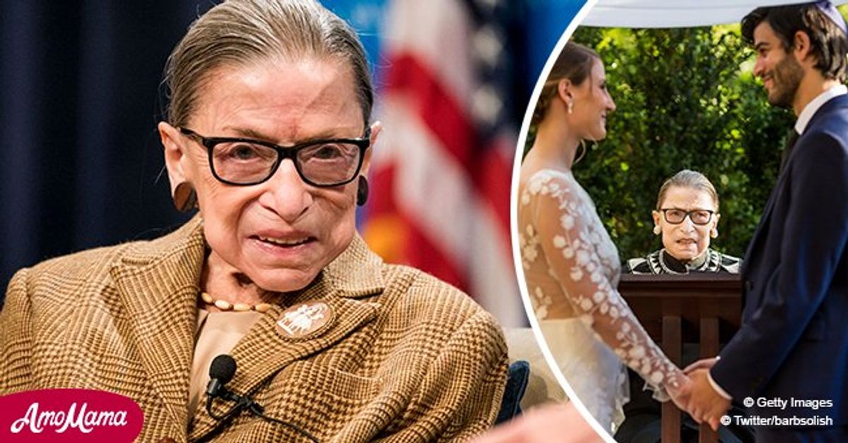 See Ruth Bader Ginsburg 87 Officiate A Wedding Less Than A Month After Hospitalisation