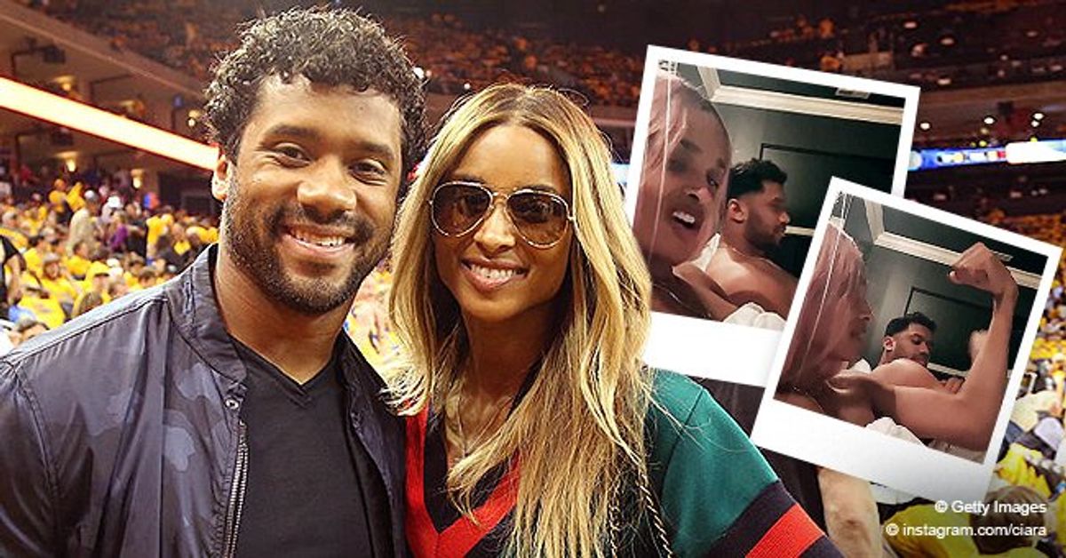 Ciara & Husband Russell Wilson Show Their Naked Shoulders While They ...