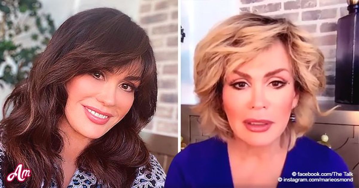 Marie Osmond Makes Blonde Hair Debut While Hosting 'The Talk' at Home