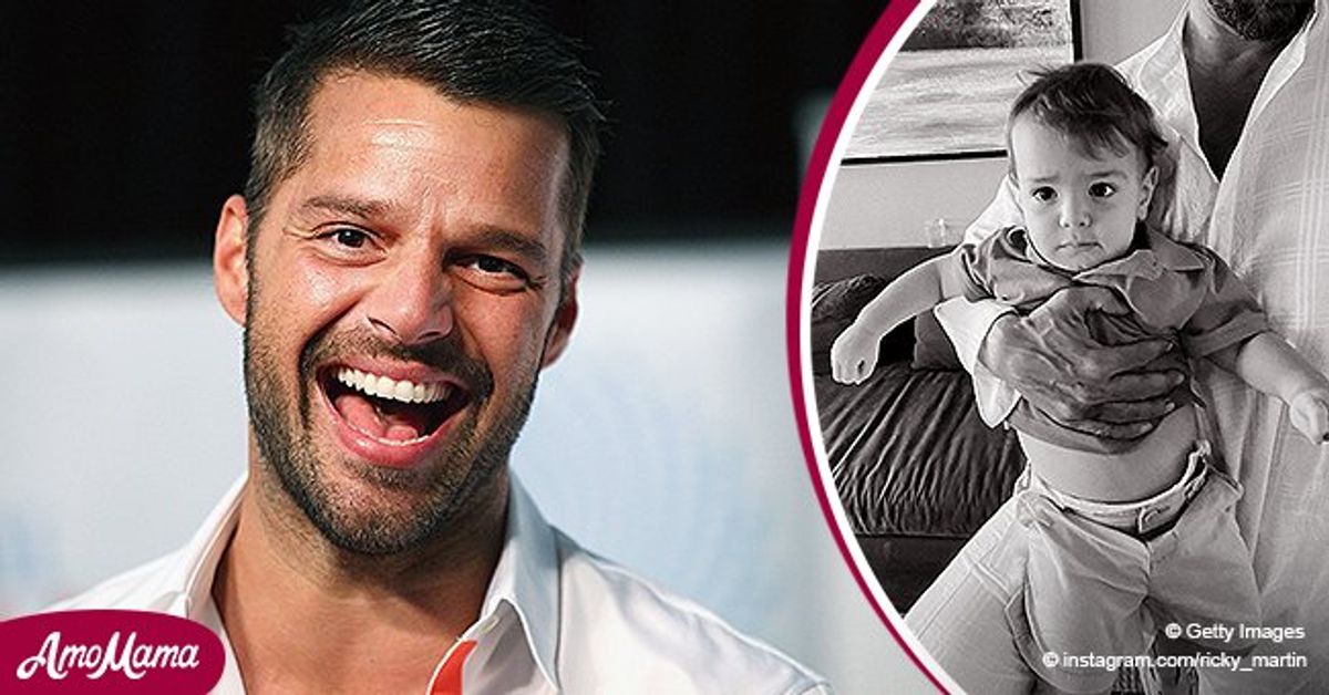 Ricky Martin Delights His Fans Showing off This Rare Photo of His 1