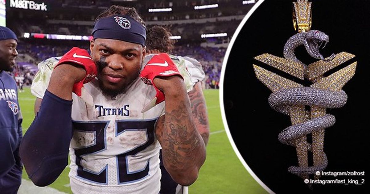 Derrick Henry Gets $85,000 Chain & Pendant To Honor Kobe Bryant, 35 CTs Of  Diamonds