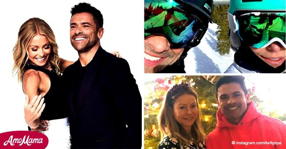 Kelly Ripa from 'Live!' Celebrates Christmas in the Mountains with Her