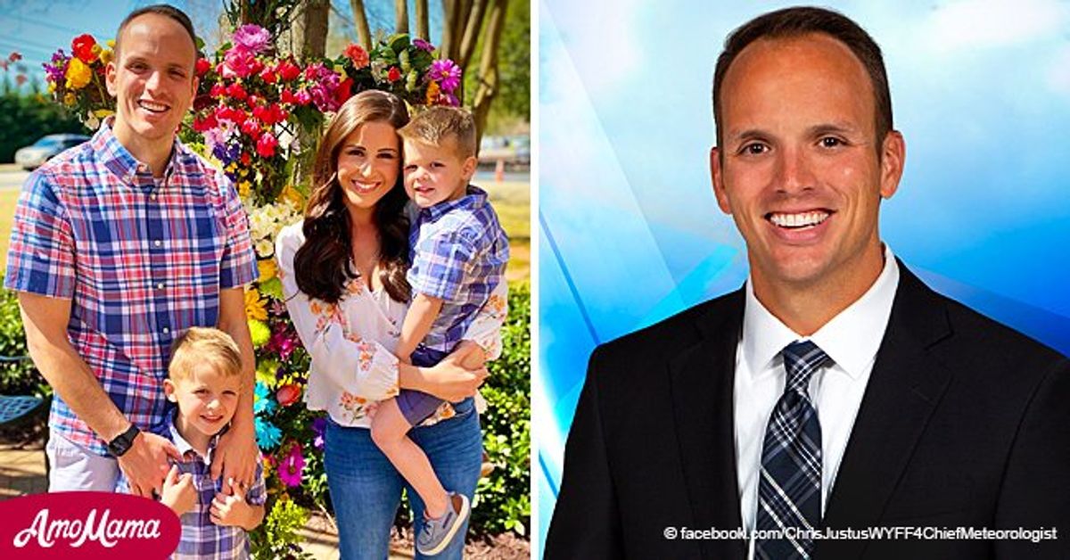 See WYFF 4 Chief Meteorologist Chris Justus' Cute Family Photo as His