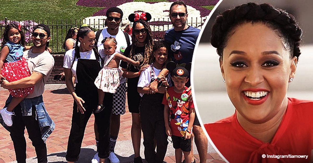 Tia & Tamera Mowry Go to Disneyland to Celebrate Son Cree's Birthday(01)