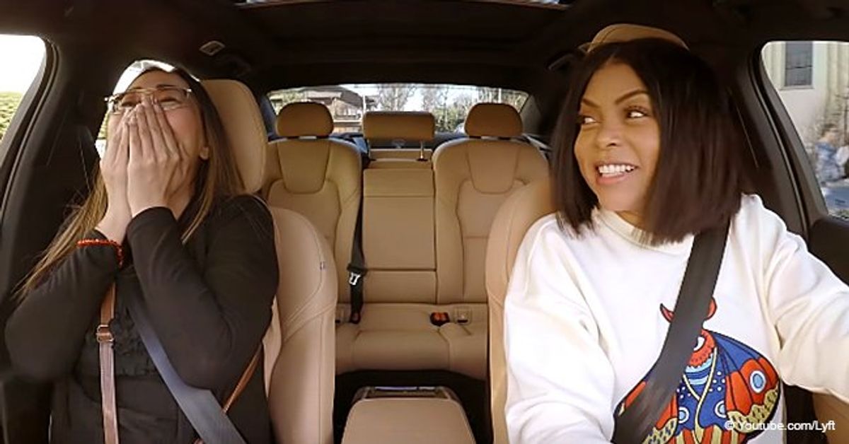 Taraji P. Henson goes undercover as a Lyft driver in baseball hat