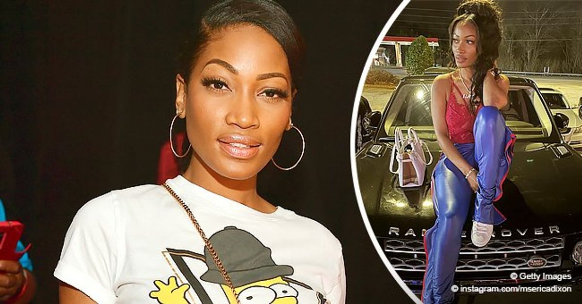 L&HH’s Erica Dixon Makes Hearts Swell Sitting on a Range Rover in Blue