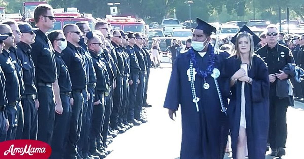 Slain Firefighter's Daughter Goes to Graduation in His Jacket and