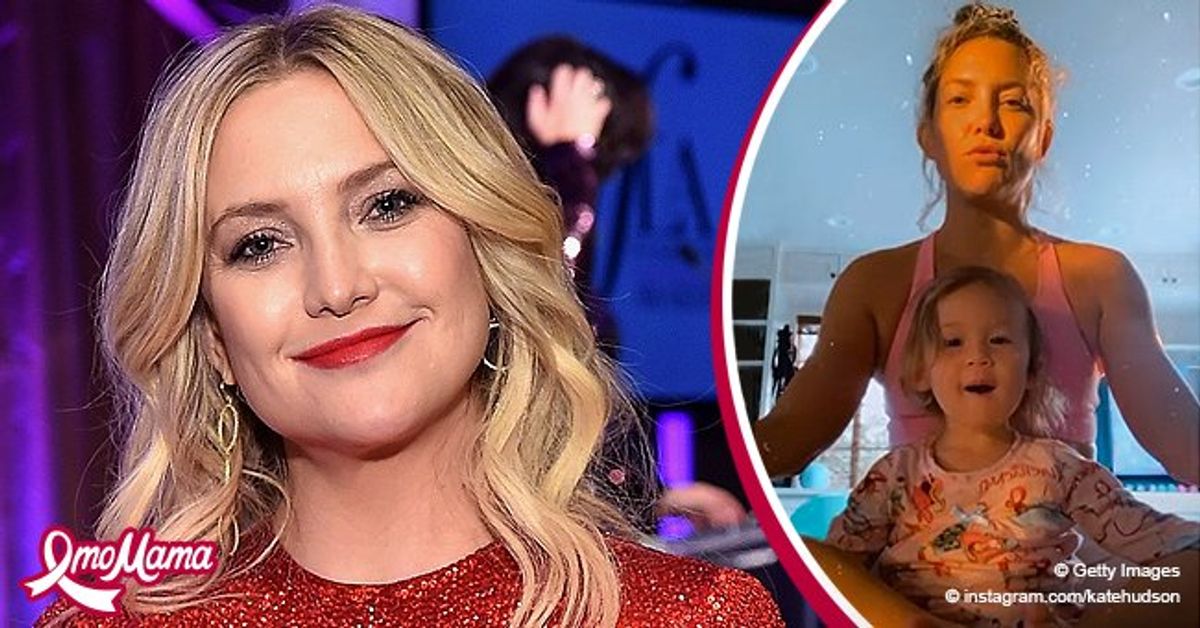 Kate Hudson Does Adorable Mantra Meditation with Her Cute 2YearOld(02)