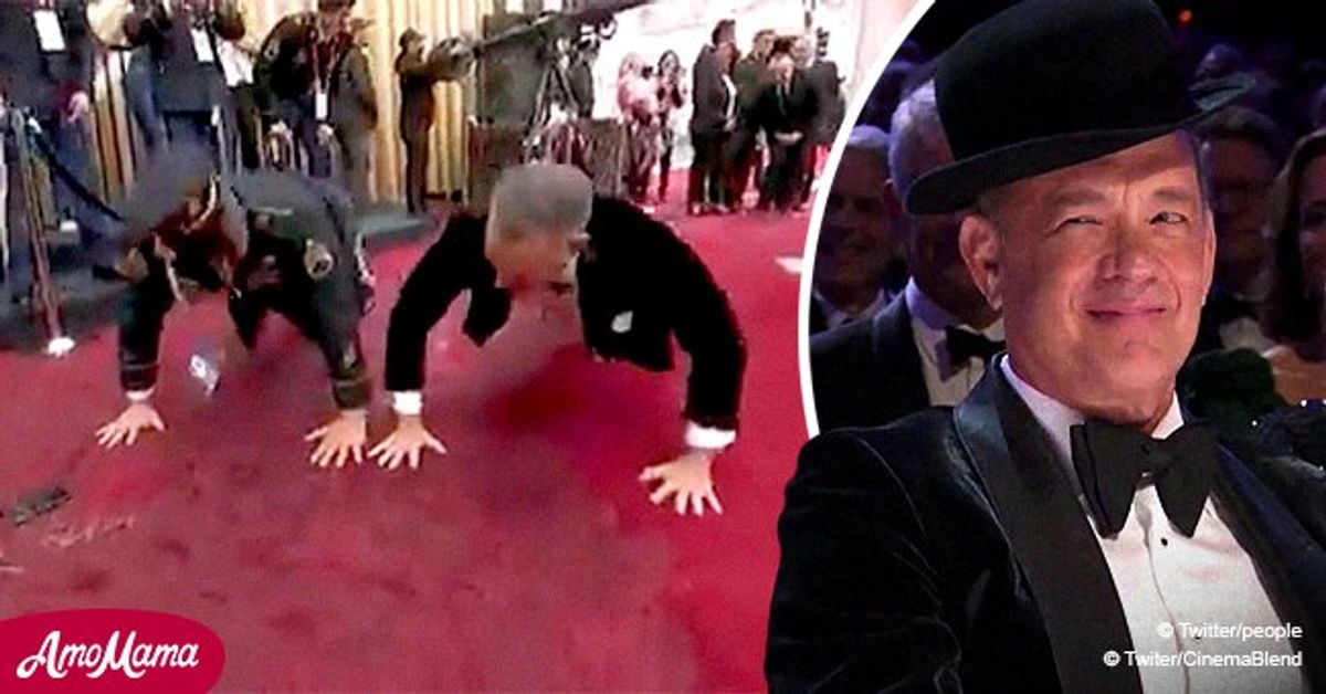 Tom Hanks Showed His Fitness Skills by Doing PushUps with US Army