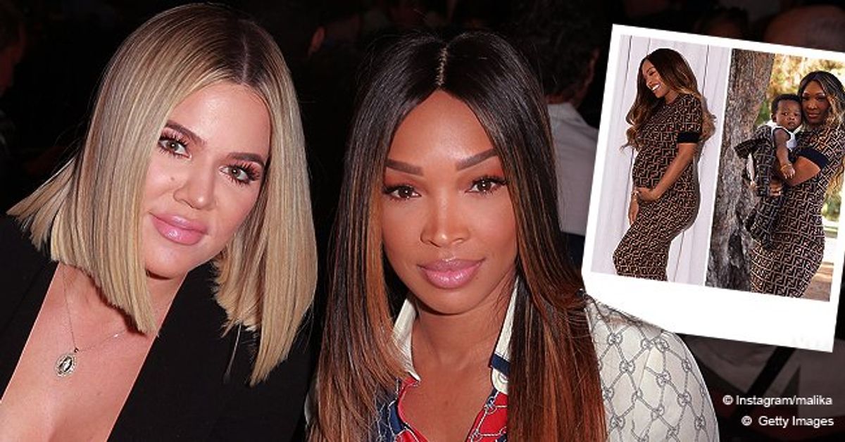 Khloe Kardashian's BFF Malika Haqq Shares Cute TBT Pregnancy Pic vs one
