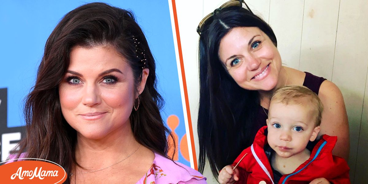 Tiffani Thiessen’s Blond Son Has Her Blue Eyes in Sweet Photo from His