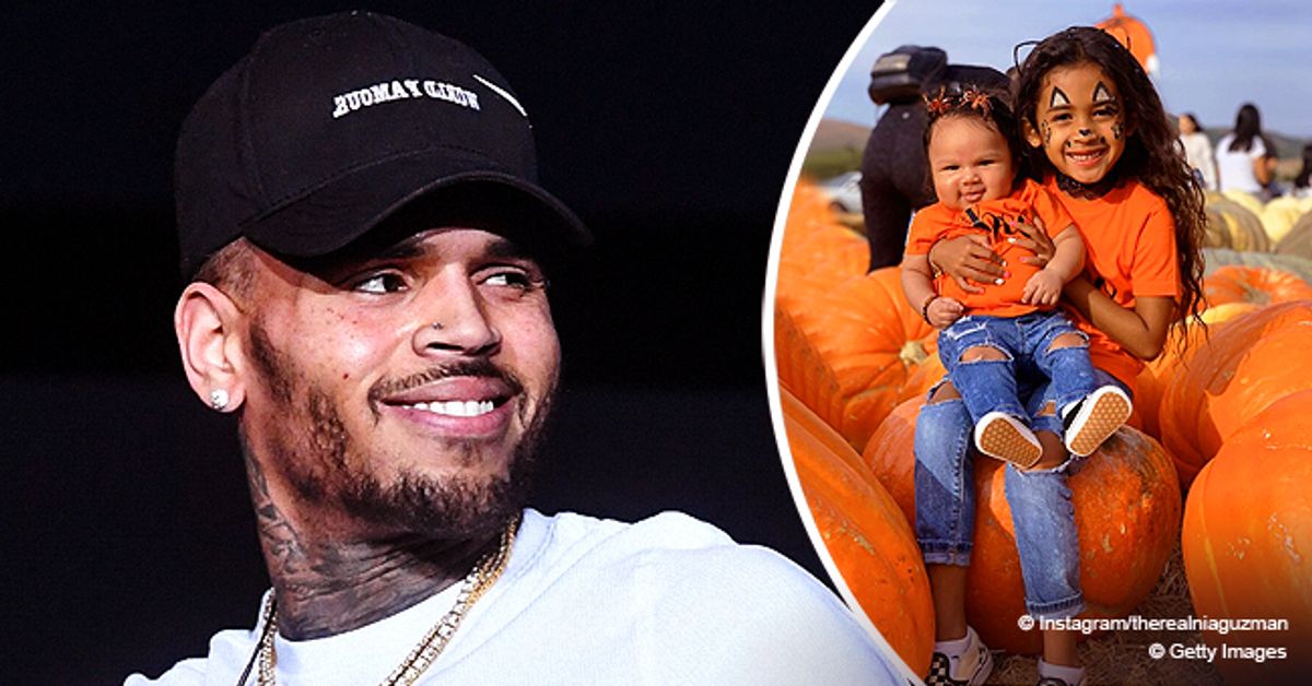 Chris Brown’s Daughter Royalty Hugs Her Little Sister as They Visit a