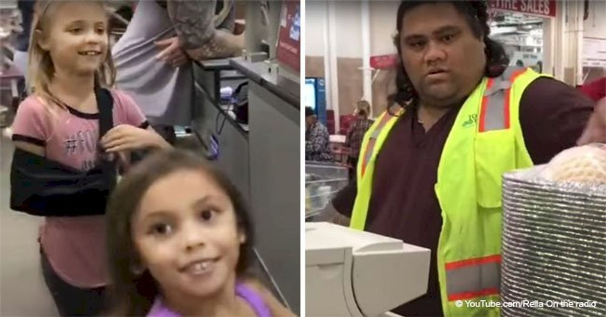 Kids think cashier is Moana's demigod Maui and he shows them such ...