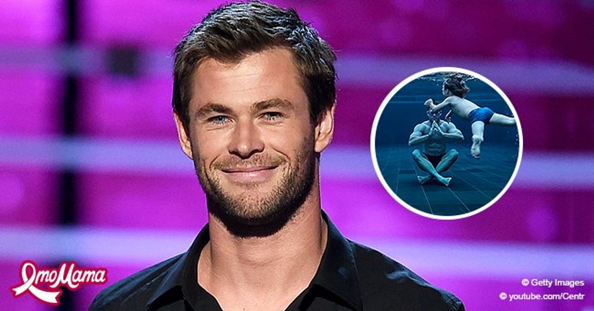 Watch Chris Hemsworth's Son Hilariously Interrupt Him during His