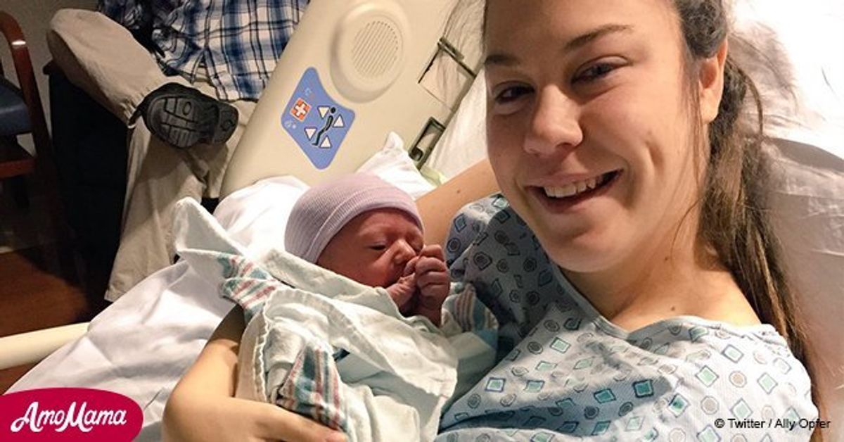 Young woman gave birth only 30 minutes after finding out she is pregnant