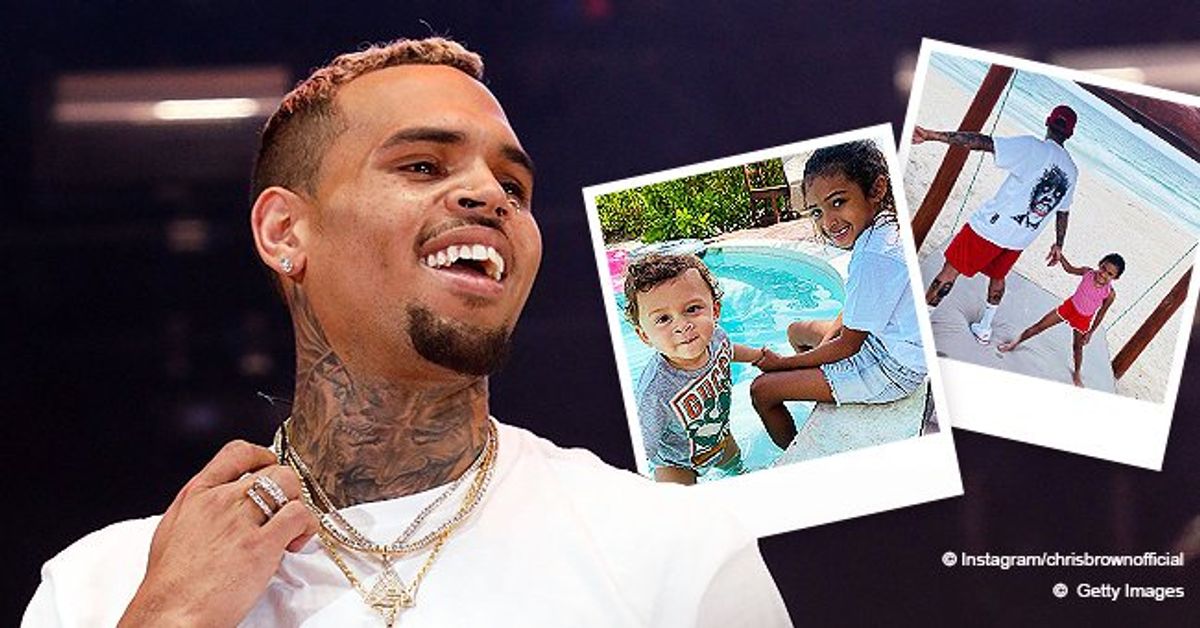 Chris Brown Enjoys Fatherhood during Vacation with His Kids Royalty ...