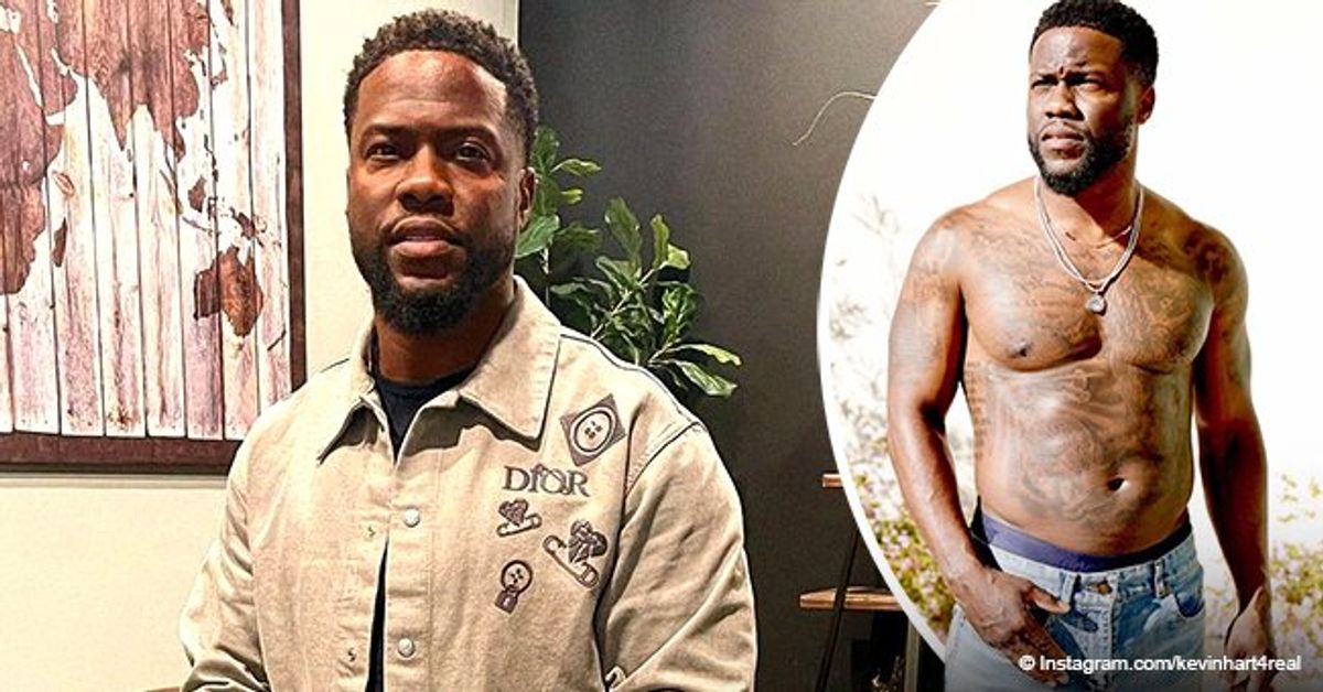 Check Out Kevin Hart's Tattooed Upper Body & WellBuilt Abs as He Poses