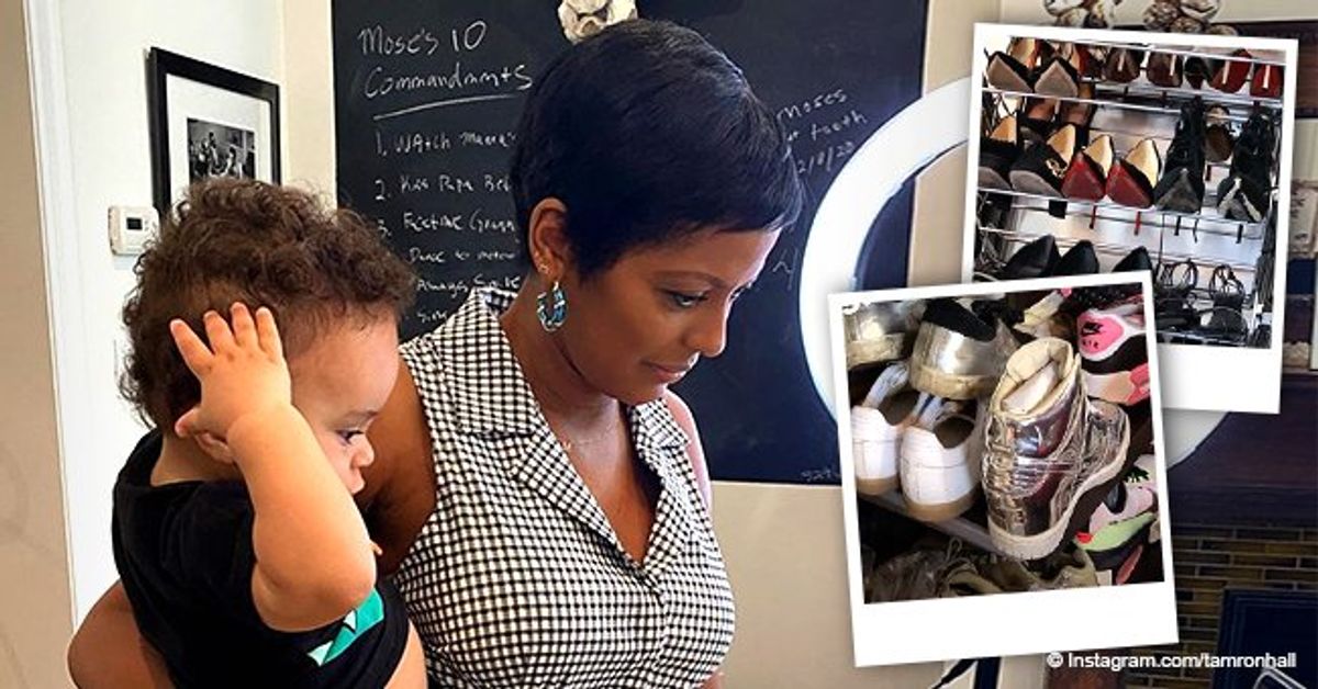 See the Drastic Change in Tamron Hall's Shoe Collection after