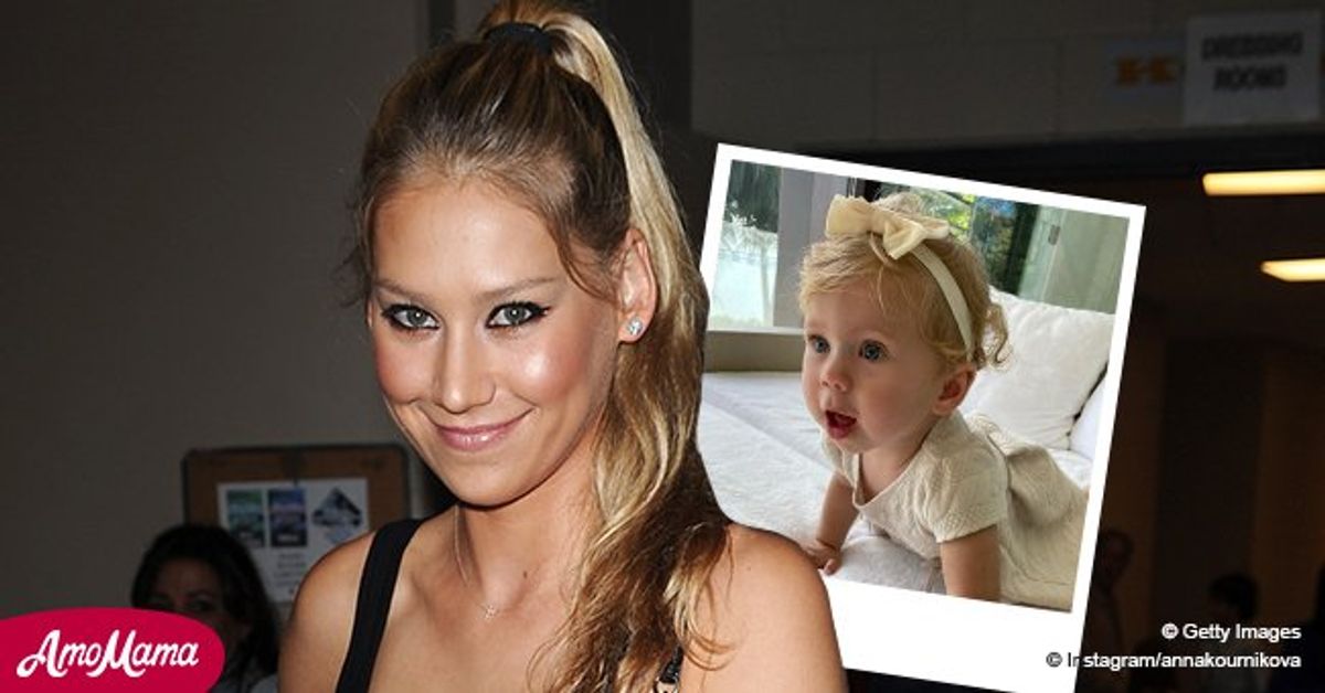 Anna Kournikova Posts a Sweet Snap of Her Blonde CurlyHaired Daughter