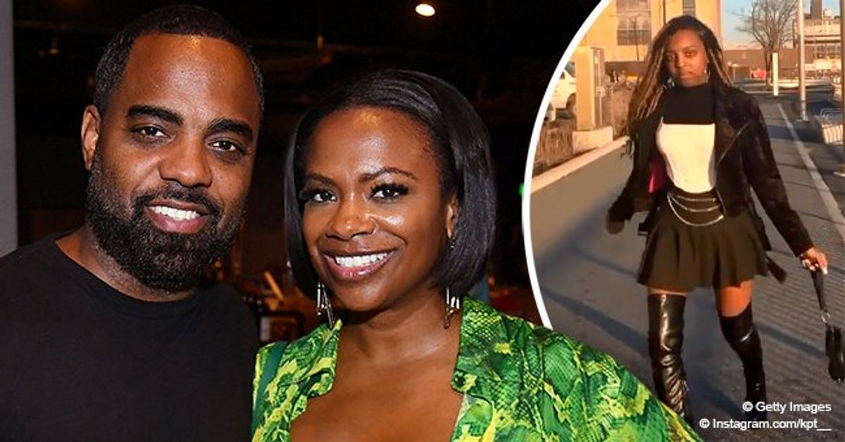 Kandi Burruss' Stepdaughter Kaela Slays in Black Jacket, Mini-Skirt ...