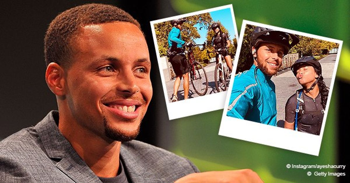 Steph And Ayesha Curry Enjoy An Early Morning Bike Date In Adorable New Photos 