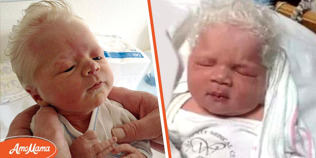 Toe Head Baby Boy Born with Full Head of White Hair: 'God Bless You Little One'