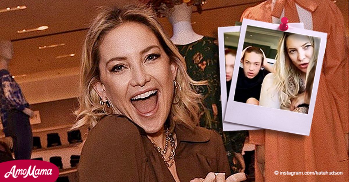 Kate Hudson's Teenage Son Ryder Jokingly Calls Her out for Sharing a(02)