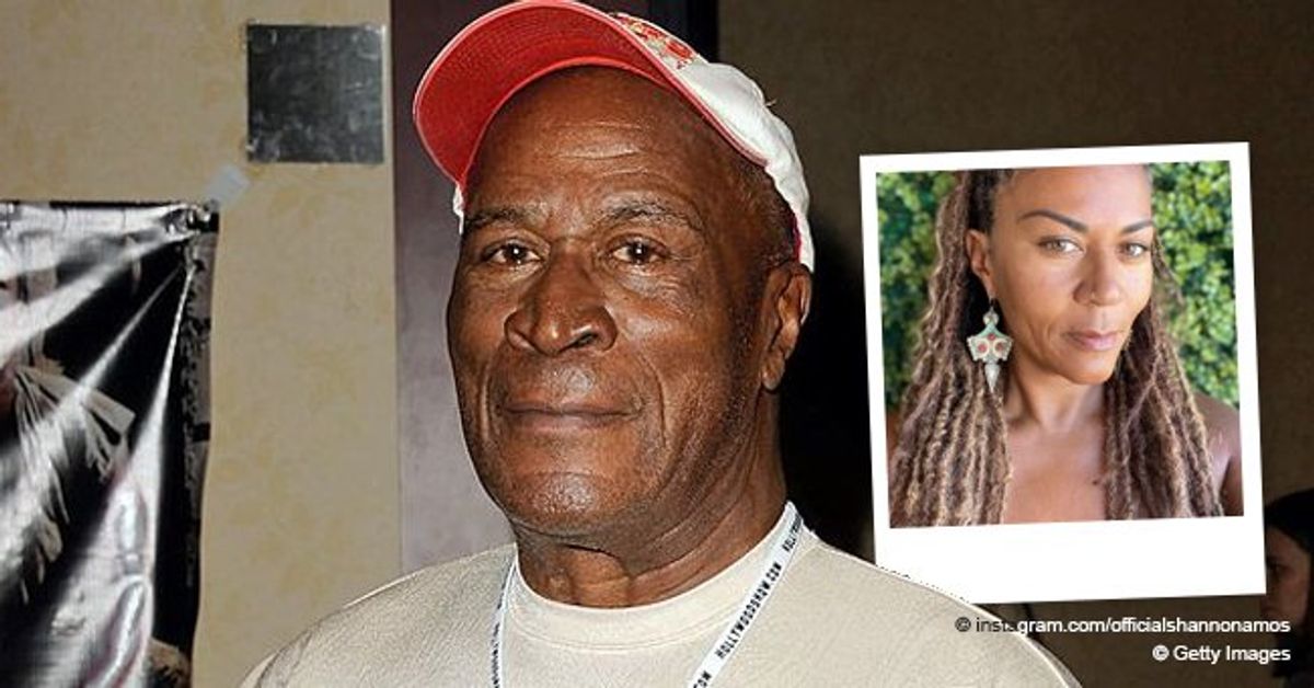 John Amos' Daughter Shannon Poses in Natural Makeup as She Shows off