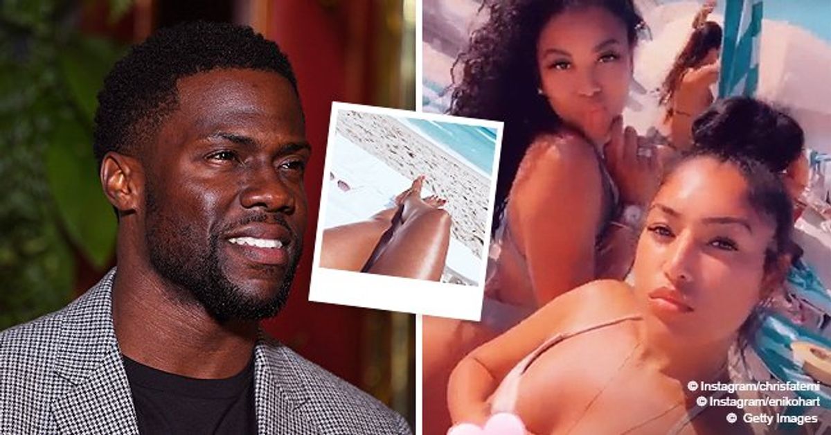 See Kevin Harts Wife Enikos Happy Place As She Poses In A Bikini With