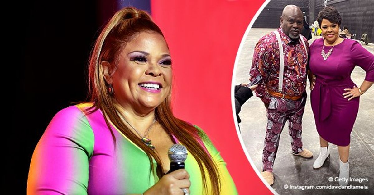 Tamela Mann From 'Meet The Browns' Shows Off Slimmer Waist In Purple ...