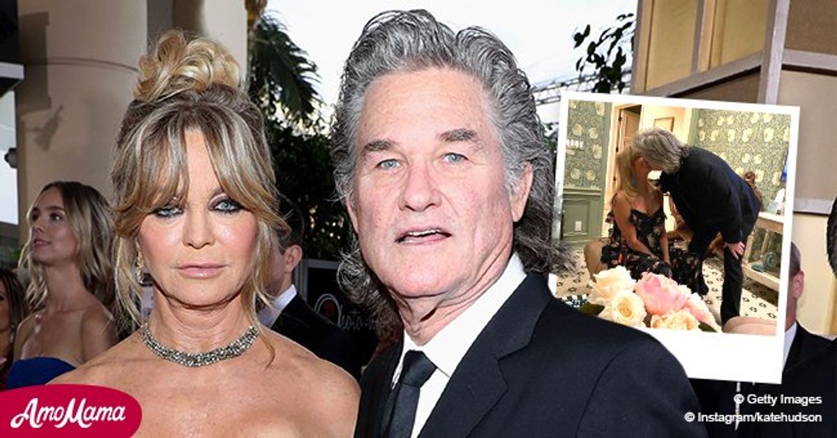 Kate Hudson Posts Candid Photo of Goldie Hawn & Kurt Russell Kissing at