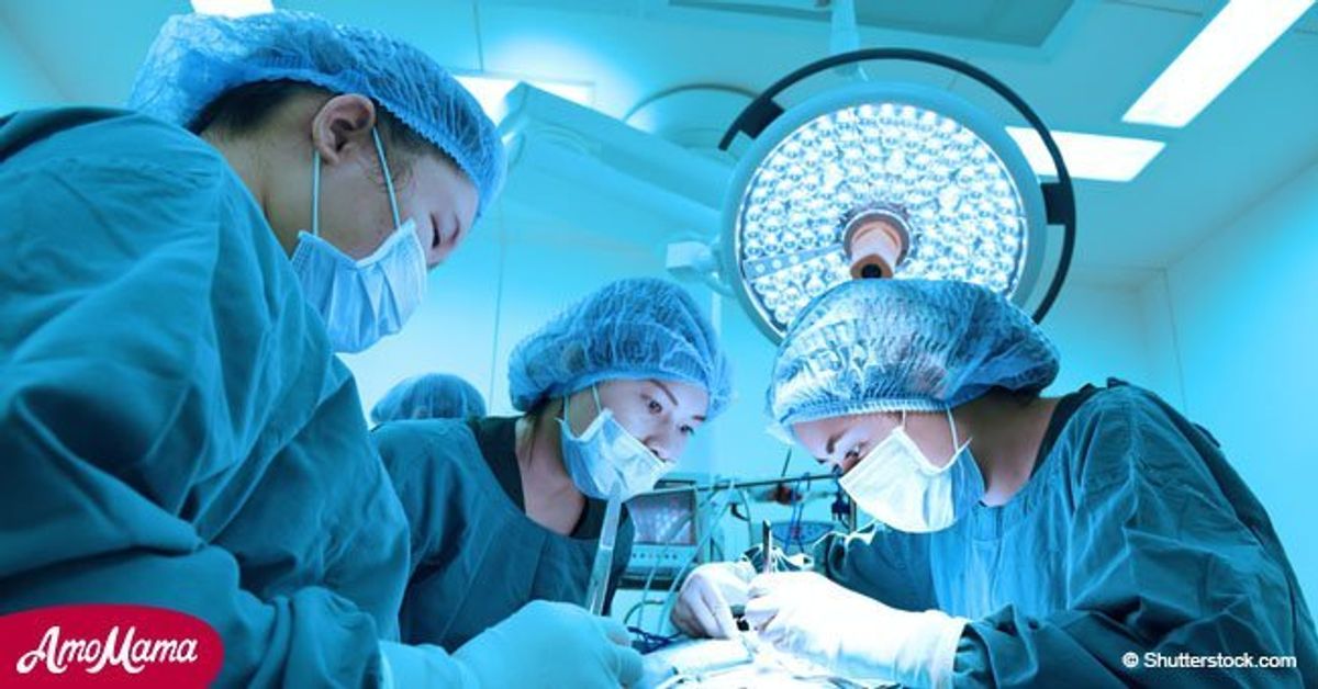 Doctors remove 61lb giant tumor from woman's uterus