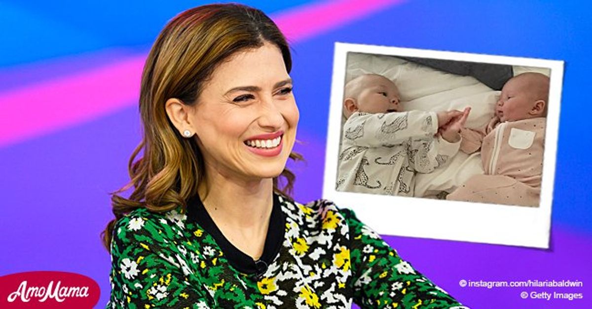 Hilaria Baldwin Shares Sweet Video of Newborn Daughter Lucía Playing