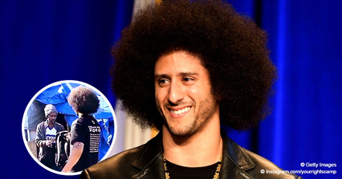 Colin Kaepernick Provides Food and Supplies to the Homeless in Oakland