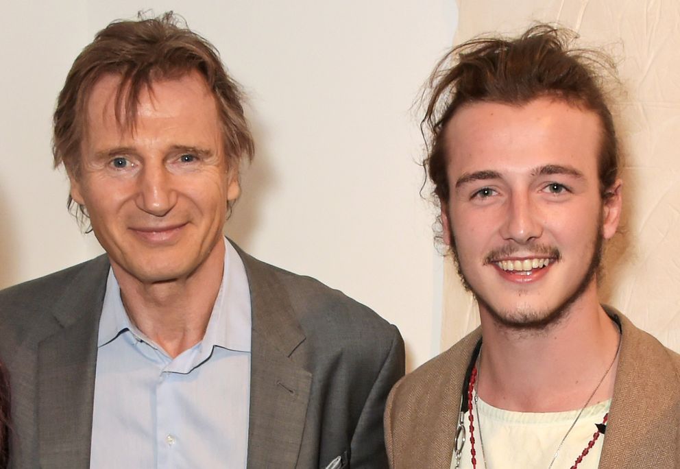 Liam Neeson et son fils Micheal Neeson assistent à la soirée de lancement de Maison Mais Non, alors que Micheal Neeson lance une galerie de mode à Soho, le 2 juin 2015 à Londres, en Angleterre | Source : Getty Images