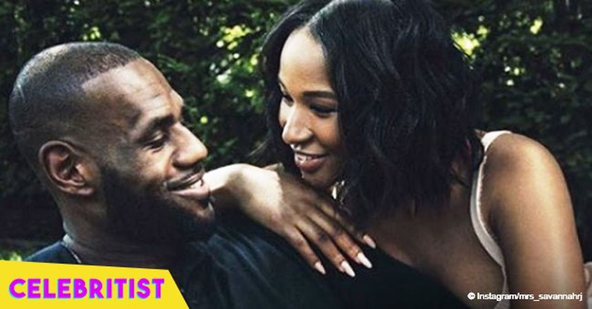 Lebron James Wife Shares Photo Of Husband Sitting Like A King On A Pink Donut Floatie