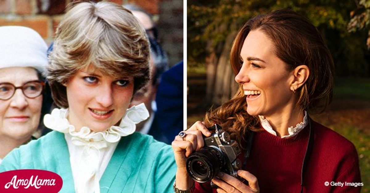 Kate Middleton Wore a White PieCrust Collar as a Nod to Princess Diana