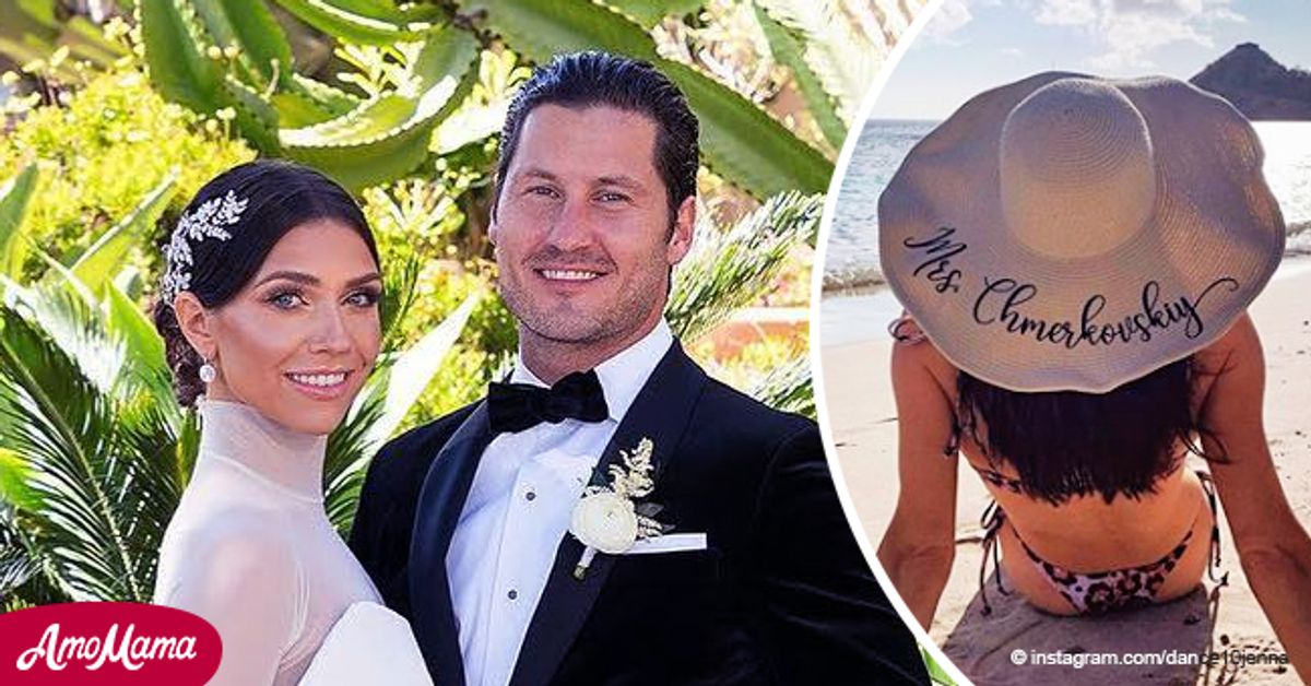 Jenna Johnson and Val Chmerkovskiy's First Honeymoon Pics Shared(02)