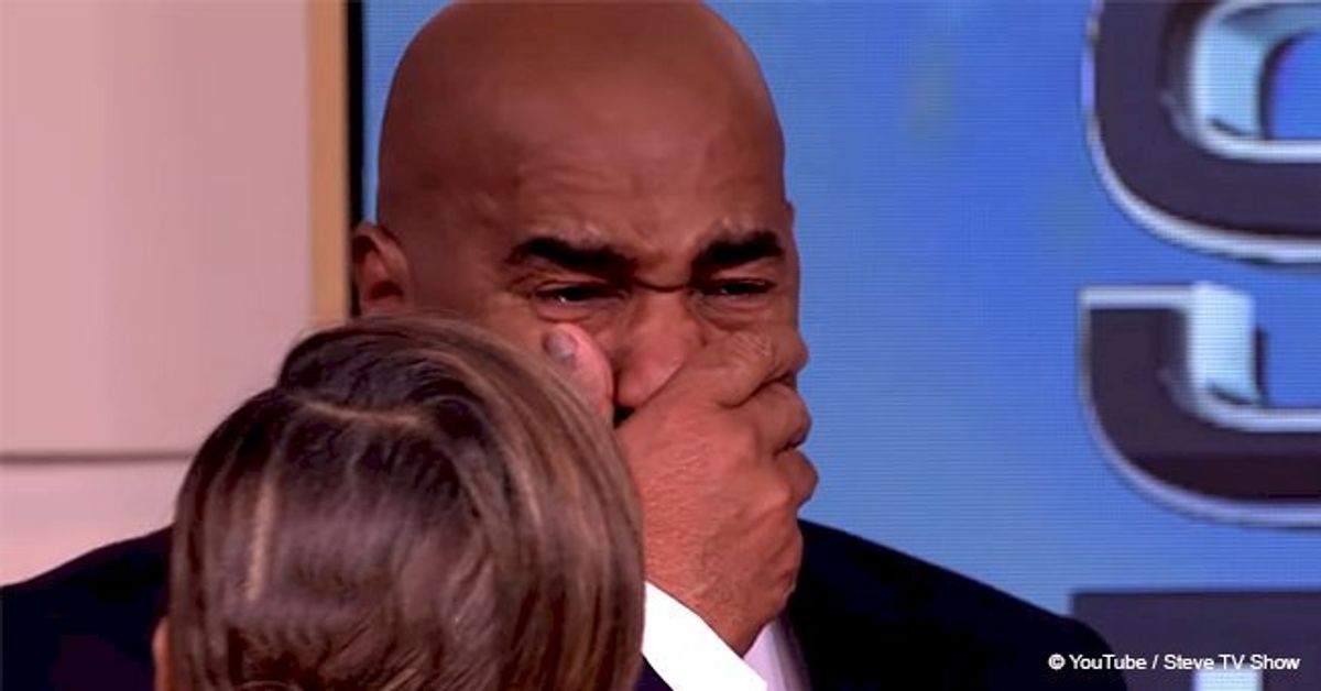 Steve Harvey breaks down in tears after seeing his heartwarming