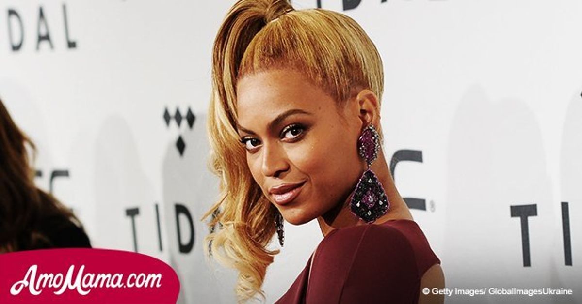 Beyonce looks impressive with dramatic chocolate brown lipstick in her ...