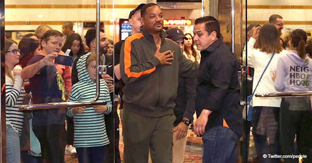 Will Smith Surprises Fans after He Sneaks into Calabasas Screening of
